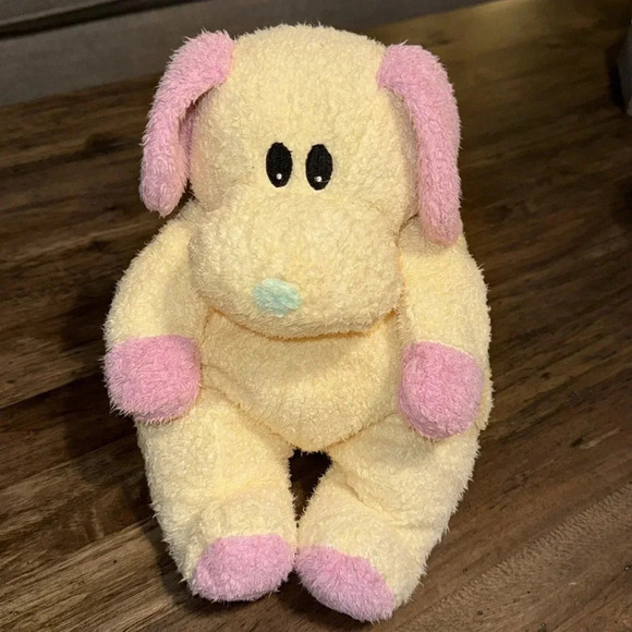 VTG RARE 1999 TY beanie baby Tylon Pillow Pals Dogbaby the Rattle Plush Animal - Picture 2 of 11